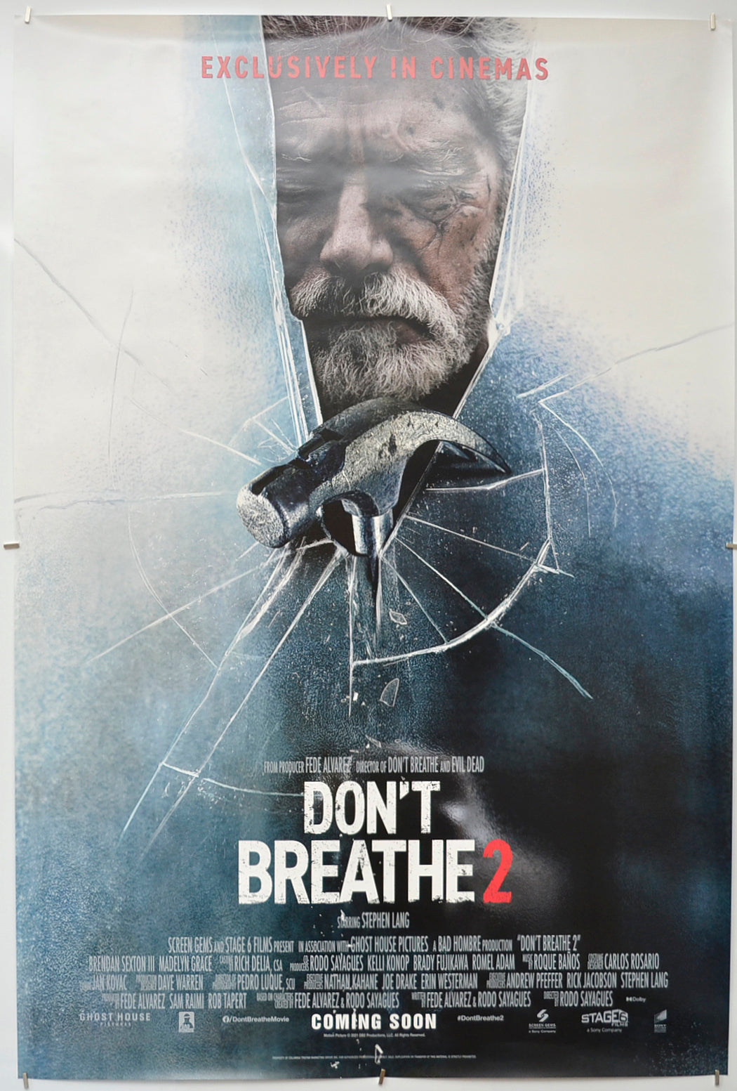 Don’t Breathe 2 - Original One Sheet Poster - Film Poster - Movie Poster