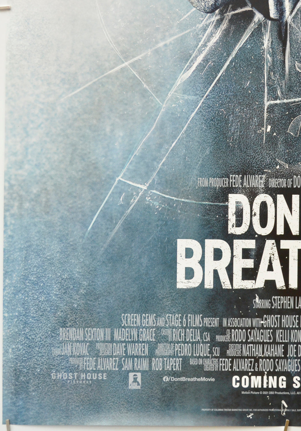 DON’T BREATHE 2 (Bottom Left) Cinema One Sheet Movie Poster 