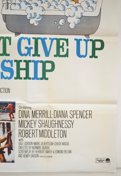 DON’T GIVE UP THE SHIP (Bottom Right) Cinema One Sheet Movie Poster 