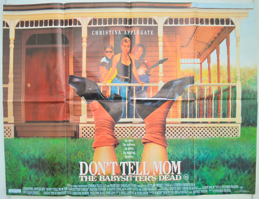 Don't Tell Mom The Babysitter's Dead Original Quad Poster - Film Poster - Movie Poster  