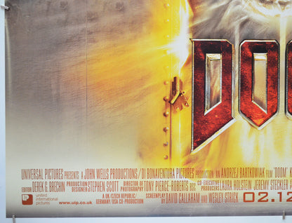 DOOM (Bottom Left) Cinema Quad Movie Poster 