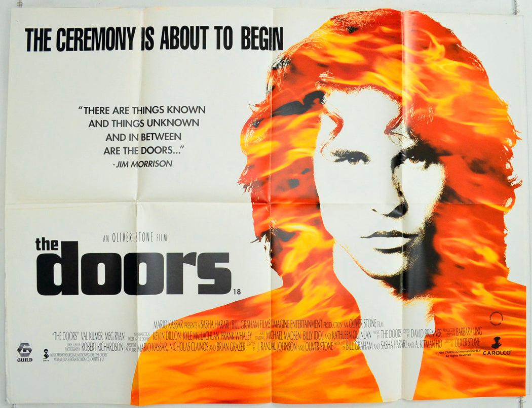 The Doors Original British Quad Poster - Film Poster - Movie Poster 