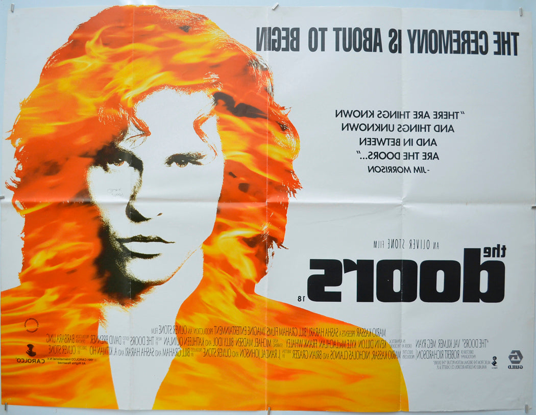 THE DOORS (Back) Cinema Quad Movie Poster 