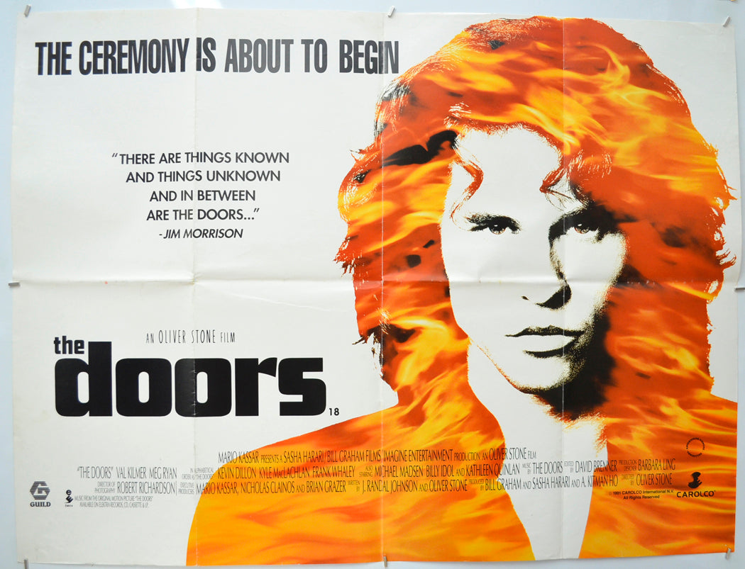 The Doors Original Quad Poster - Film Poster - Movie Poster