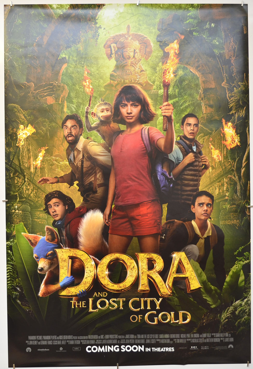 Dora And The Lost City Of Gold (Teaser / Advance Version)  Original One Sheet Poster - Film Poster - Movie Poster