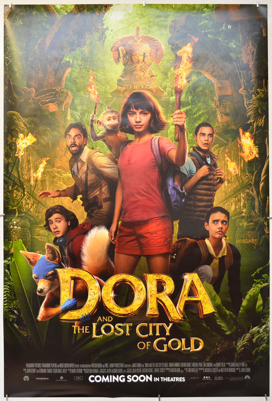 Dora And The Lost City Of Gold (Teaser / Advance Version)  Original One Sheet Poster - Film Poster - Movie Poster