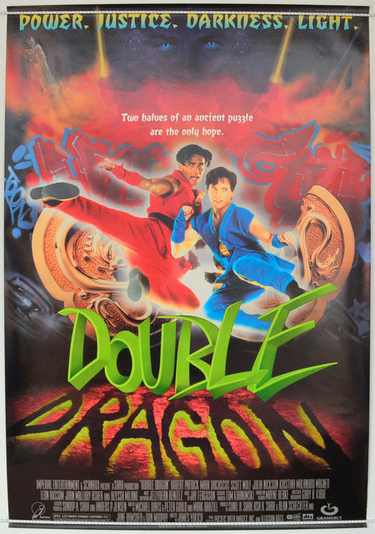 Double Dragon  Original One Sheet Poster - Film Poster - Movie Poster 