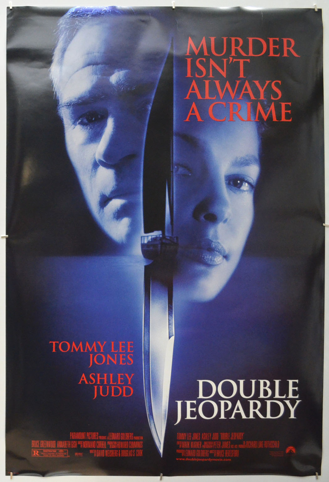 Double Jeopardy  Original One Sheet Poster - Film Poster - Movie Poster