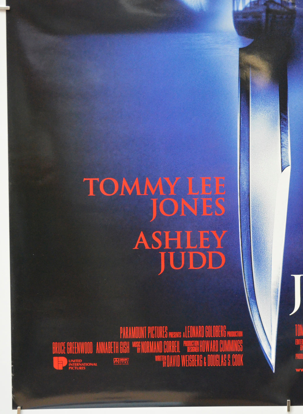 DOUBLE JEOPARDY (Bottom Left) Cinema One Sheet Movie Poster 