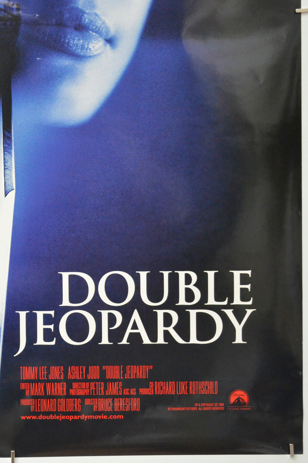 DOUBLE JEOPARDY (Bottom Right) Cinema One Sheet Movie Poster 