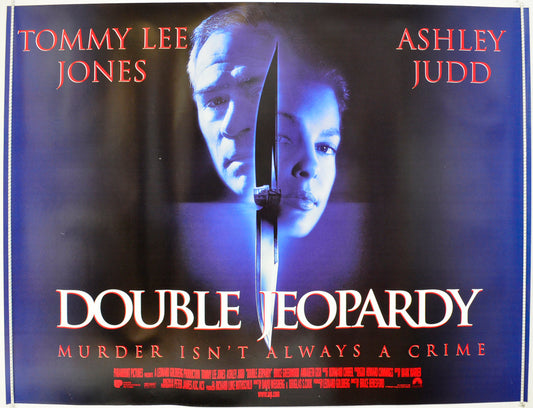 Double Jeopardy  Original British Quad Poster - Film Poster - Movie Poster 