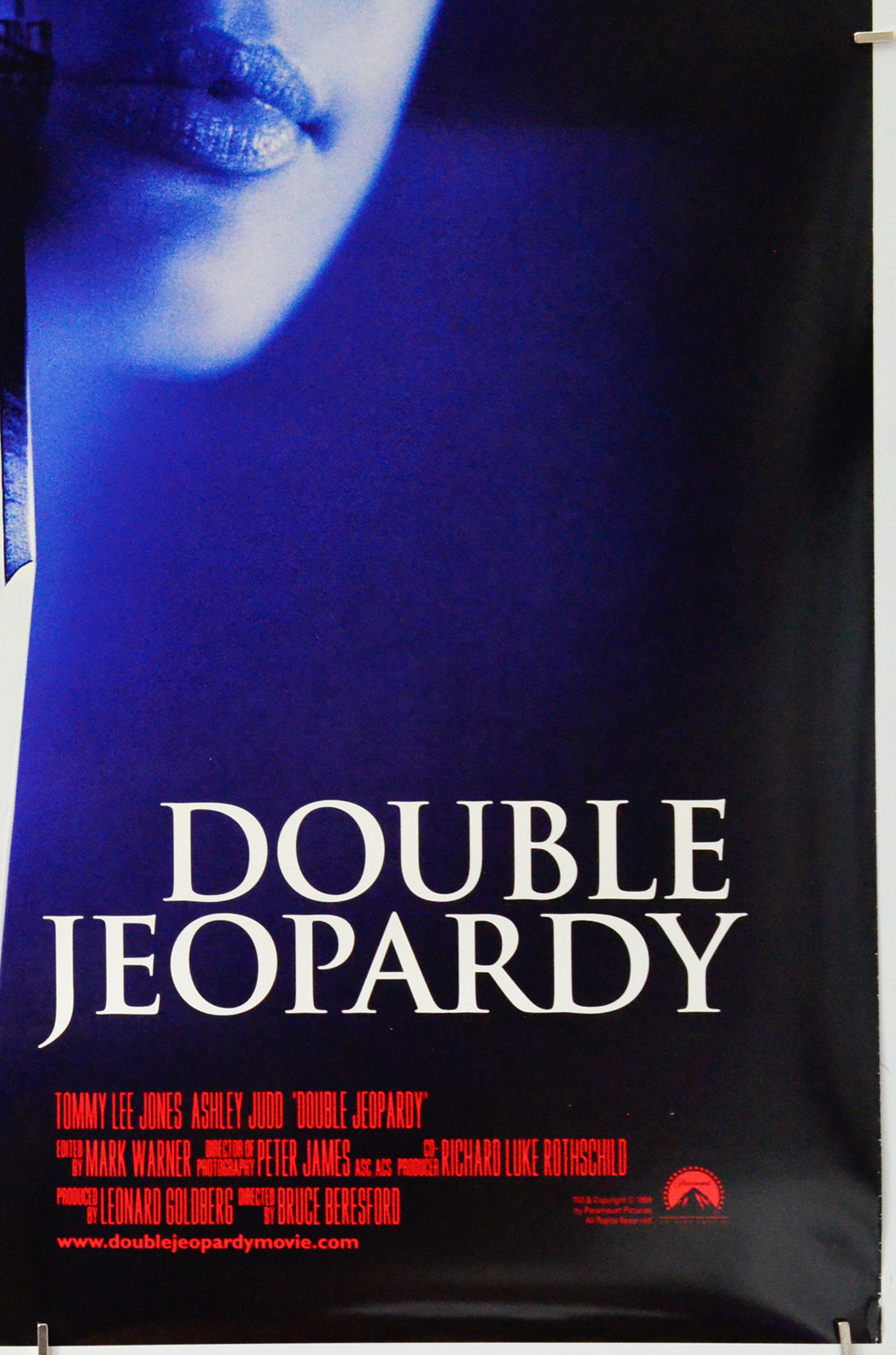 Double Jeopardy (Bottom Right) Cinema One Sheet Movie Poster 