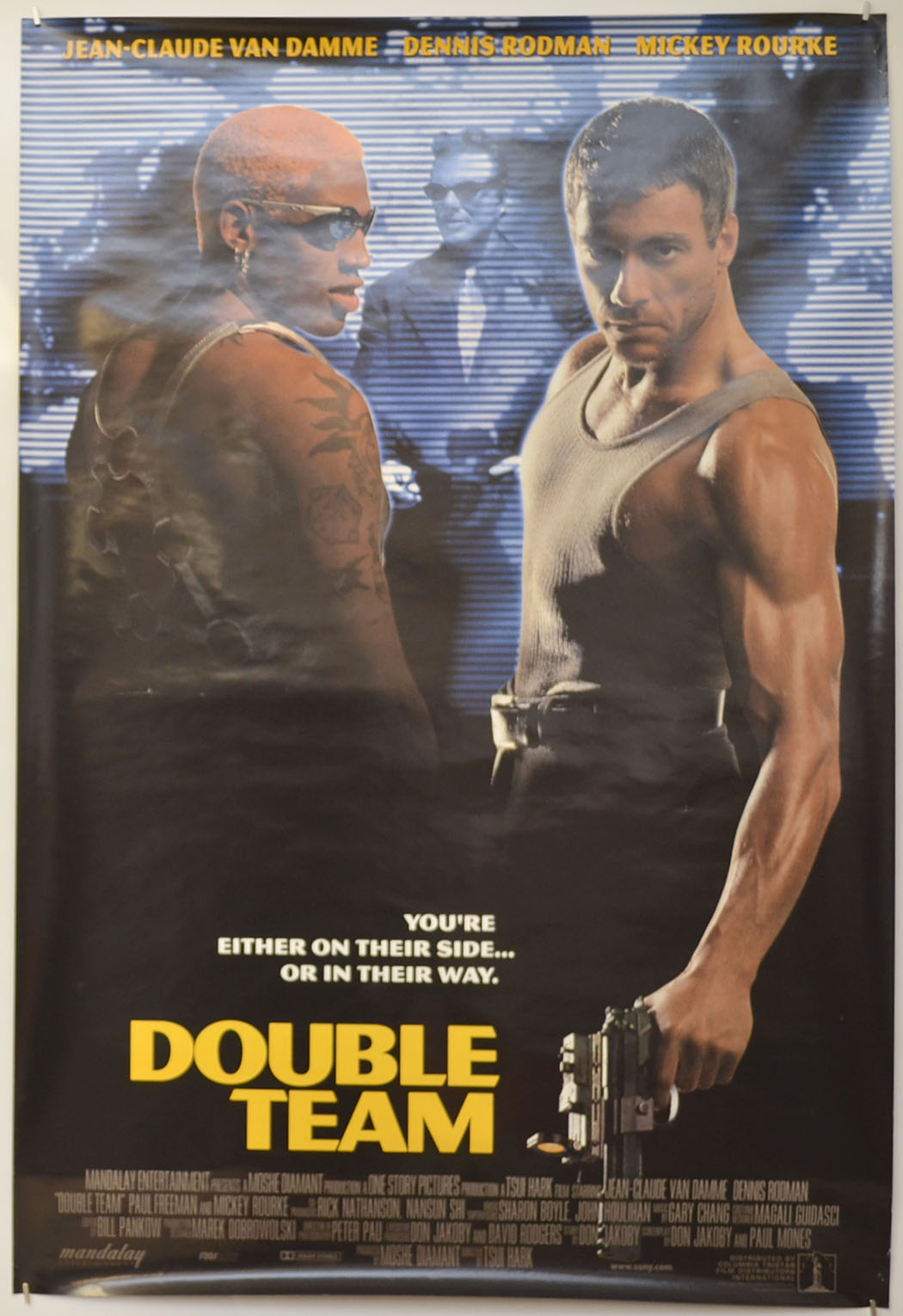 Double Team Original One Sheet Poster - Film Poster - Movie Poster