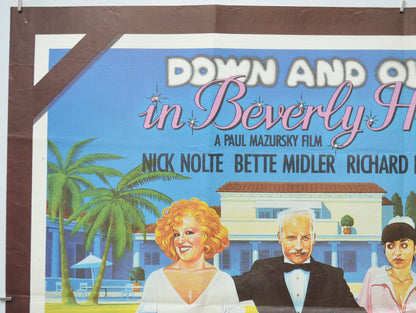 DOWN AND OUT IN BEVERLY HILLS (Top Left) Cinema Quad Movie Poster 