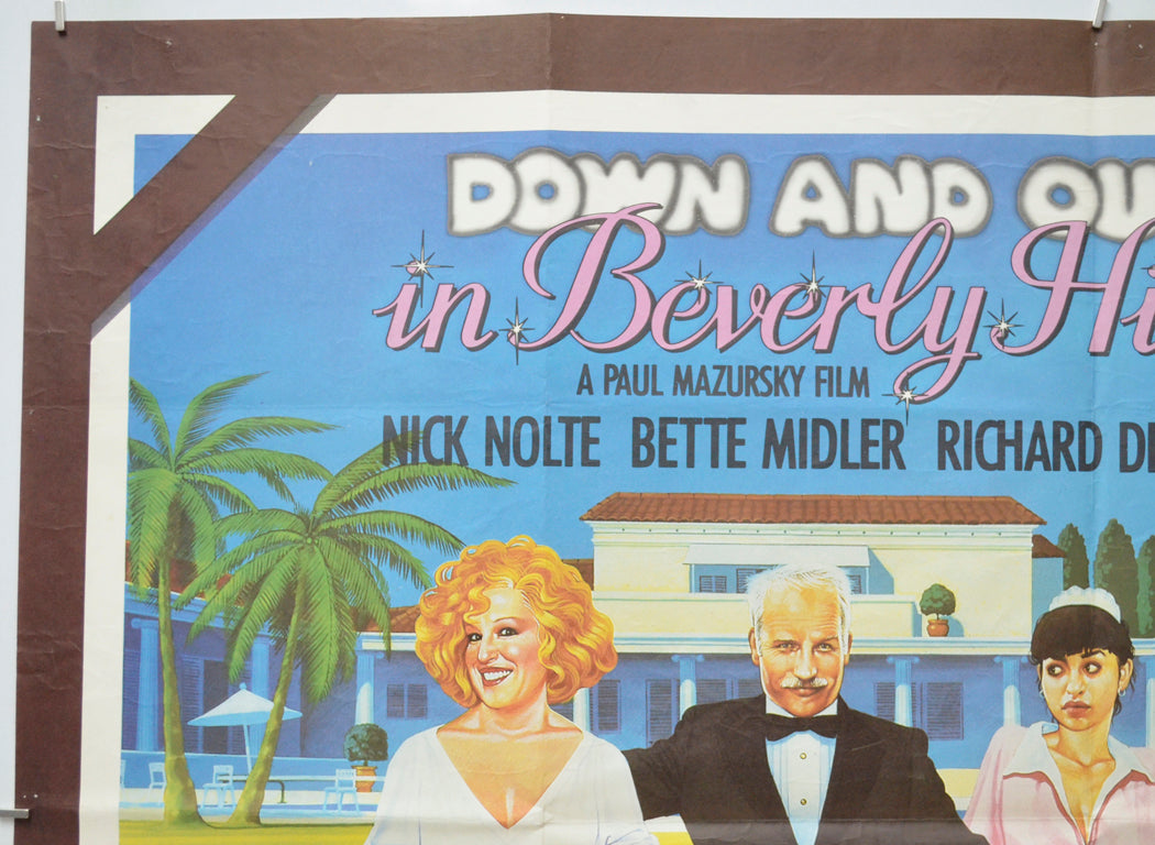 DOWN AND OUT IN BEVERLY HILLS (Top Left) Cinema Quad Movie Poster 