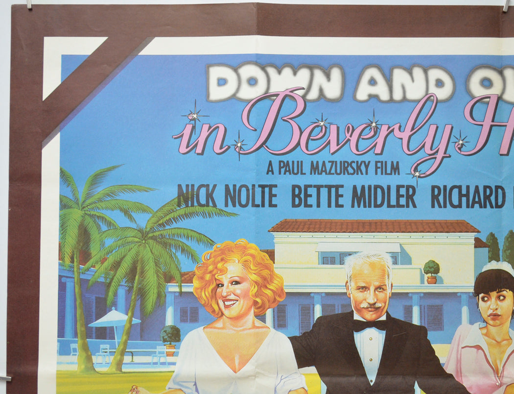 DOWN AND OUT IN BEVERLY HILLS (Top Left) Cinema Quad Movie Poster 