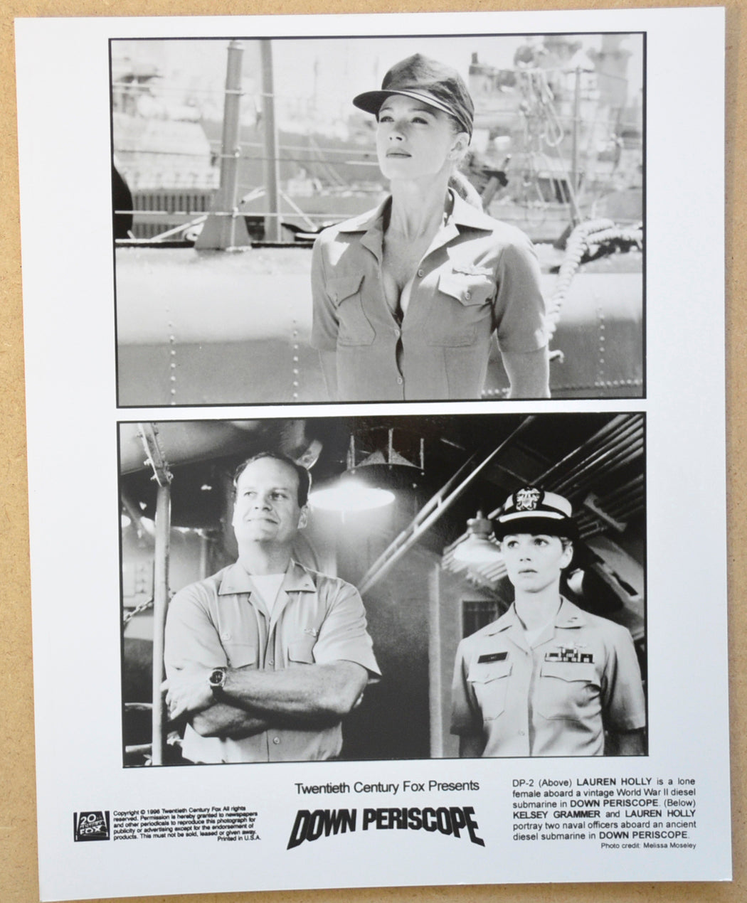 DOWN PERISCOPE (Still 3) Cinema Black and White Press Stills 