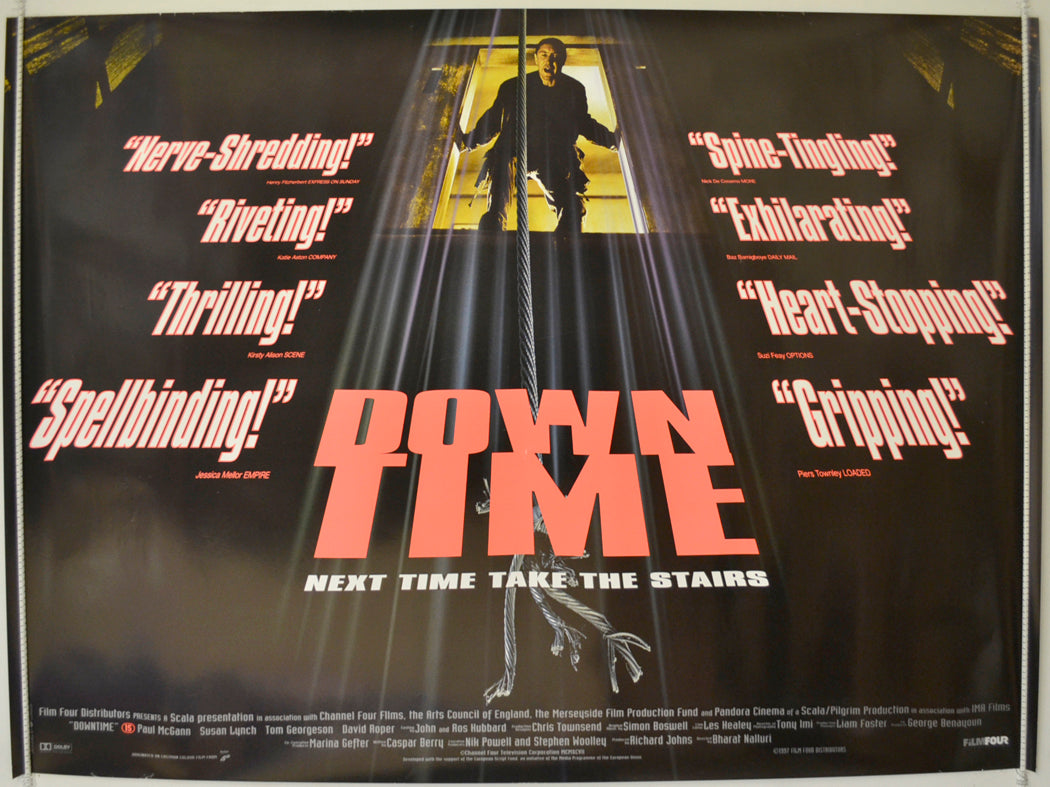 Down Time  Original Quad Poster - Film Poster - Movie Poster 