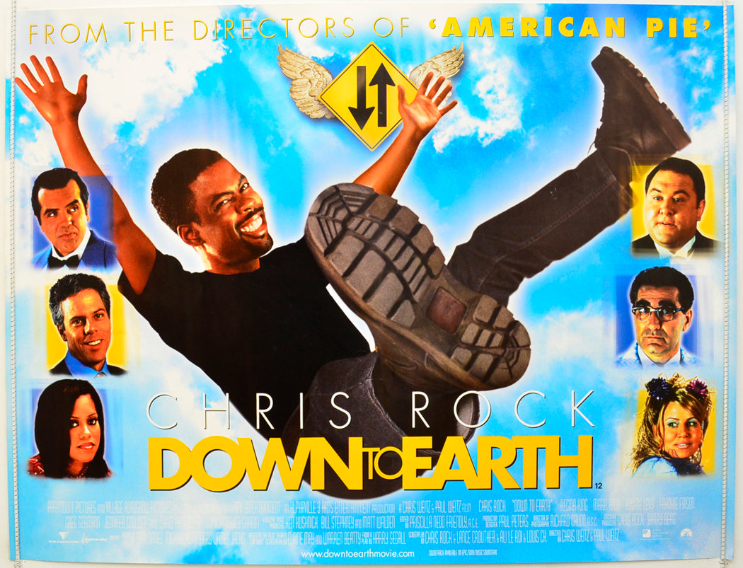 Down To Earth Original Quad Poster - Film Poster - Movie Poster  