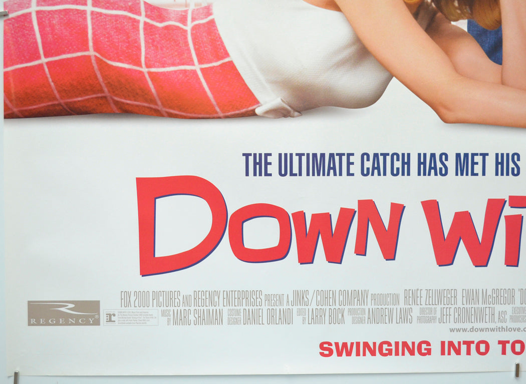 DOWN WITH LOVE (Bottom Left) Cinema Quad Movie Poster 