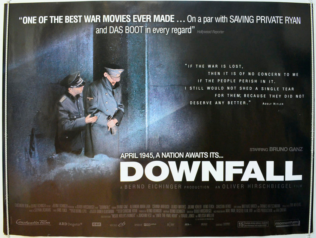 Downfall Original British Quad Poster - Film Poster - Movie Poster 