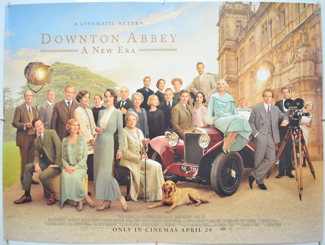 Downton Abbey: A New Era - Original Quad Poster - Film Poster - Movie Poster