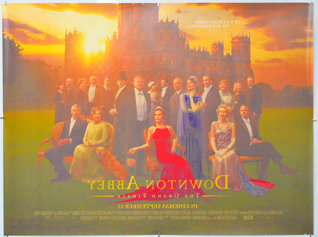 Downton Abbey: The Grand Finale (Back) Cinema Quad Movie Poster 