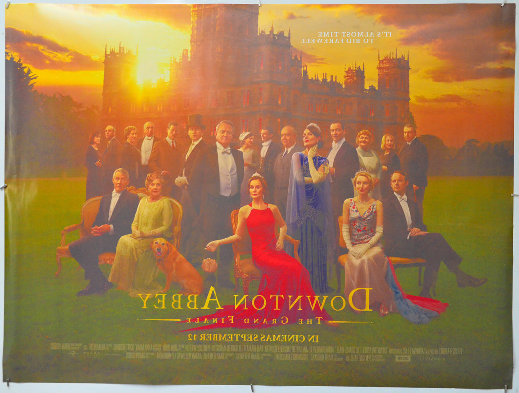 Downton Abbey: The Grand Finale (Back) Cinema Quad Movie Poster 