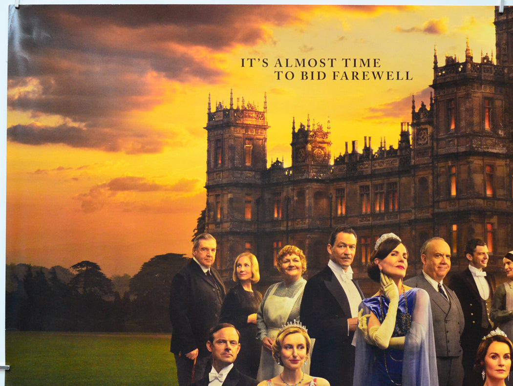 Downton Abbey: The Grand Finale (Top Left) Cinema Quad Movie Poster 