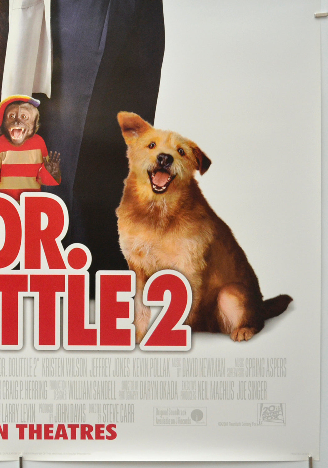 DR. DOLITTLE 2 (Bottom Right) Cinema One Sheet Movie Poster 