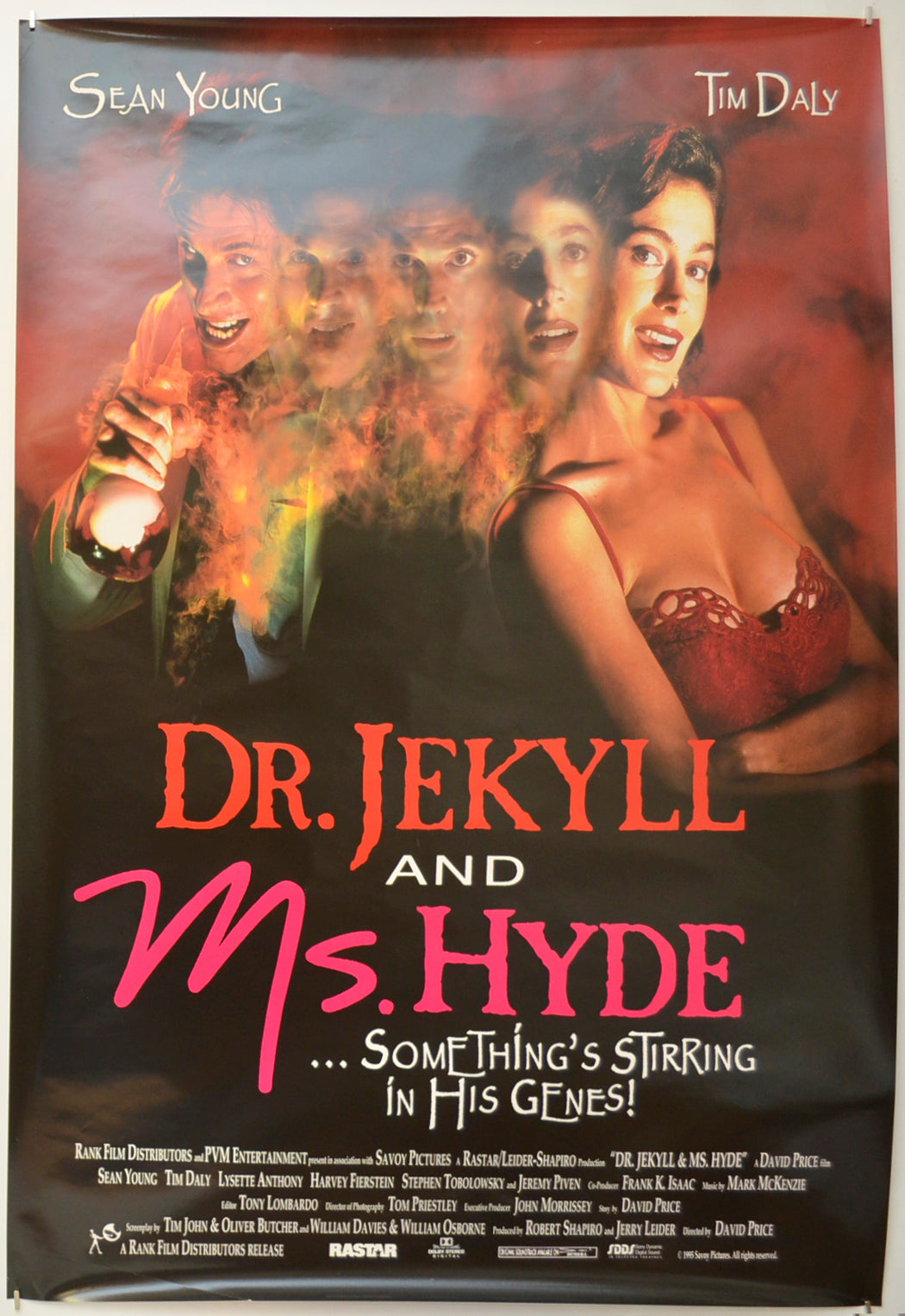 Dr. Jekyll And Ms.Hyde Original One Sheet Poster - Film Poster - Movie Poster  