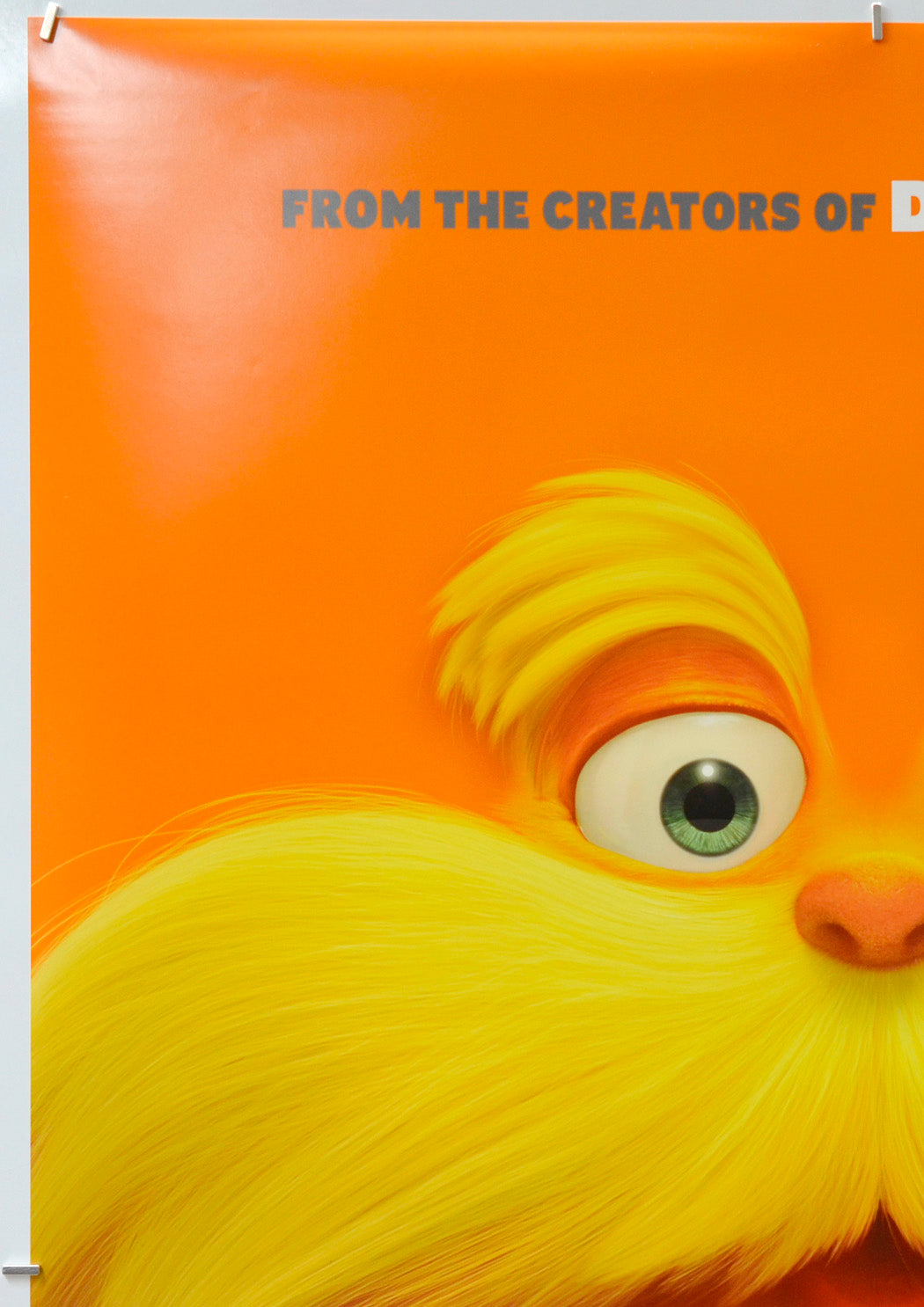 Dr. Seuss' The Lorax (Top Left) Cinema One Sheet Movie Poster 