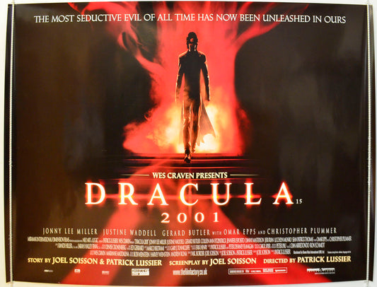 Dracula 2001 Original British Quad Poster - Film Poster - Movie Poster 