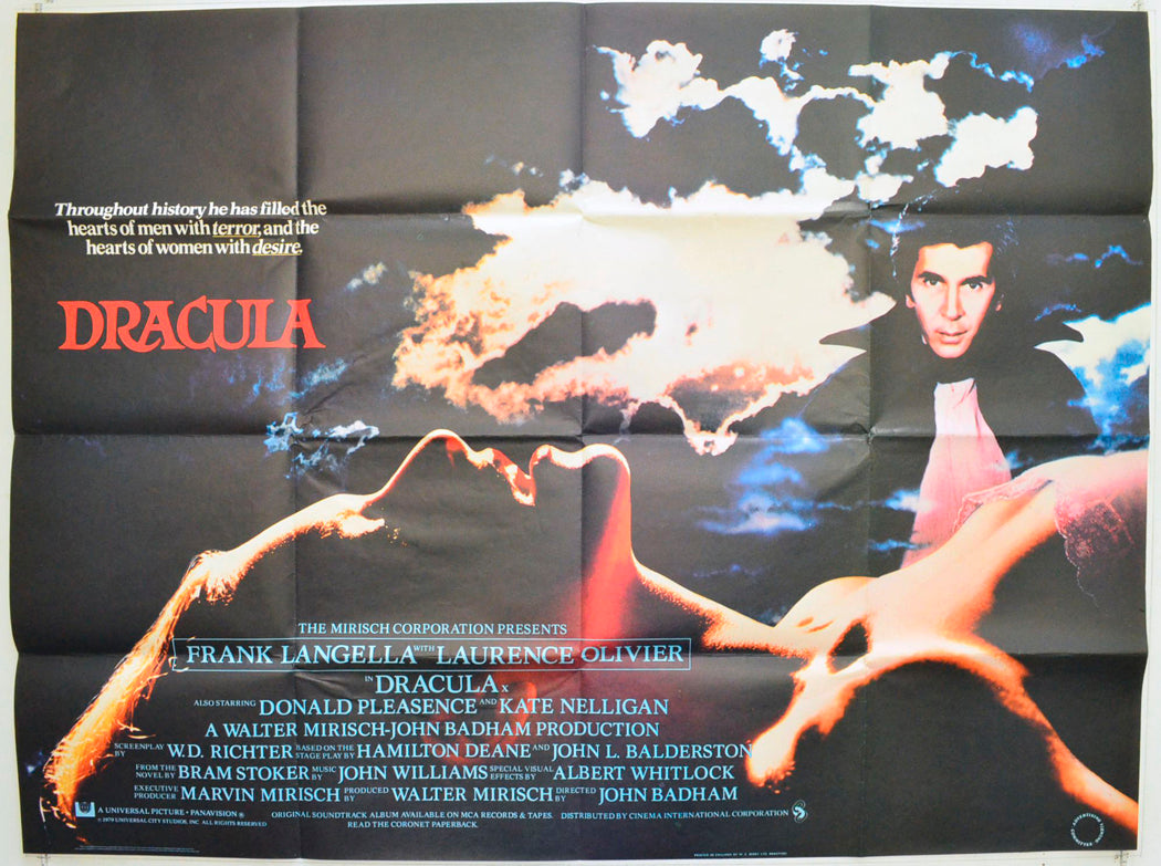 Dracula Original British Quad Poster - Film Poster - Movie Poster 