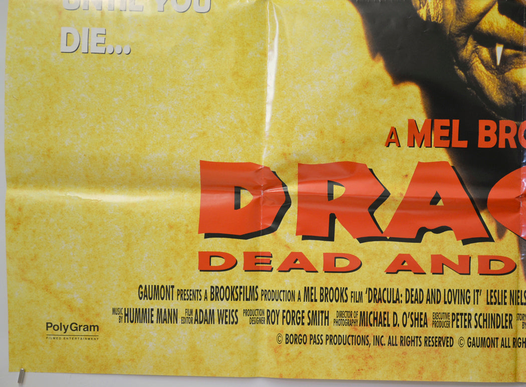 DRACULA DEAD AND LOVING IT (Bottom Left) Cinema Quad Movie Poster 