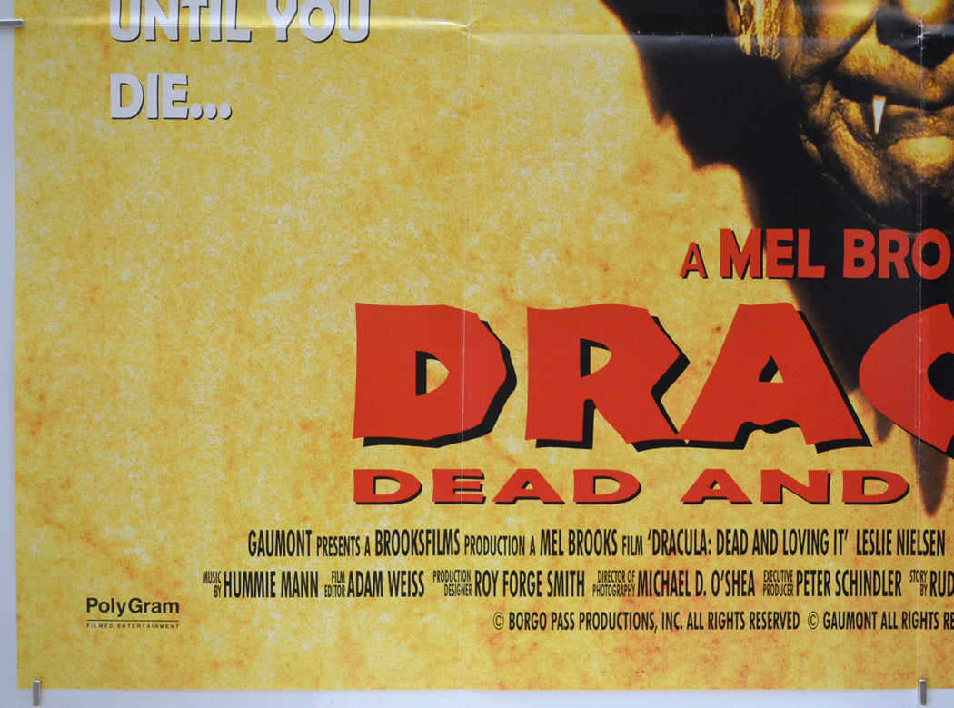 DRACULA DEAD AND LOVING IT (Bottom Left) Cinema Quad Movie Poster 