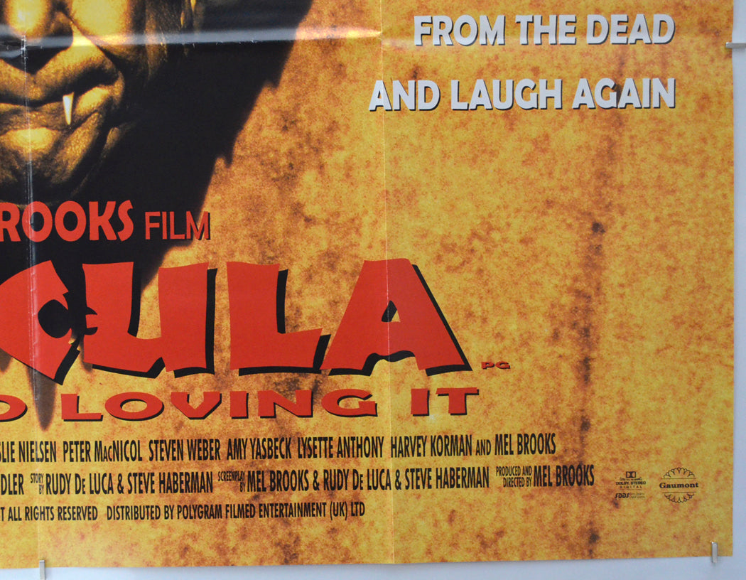 DRACULA DEAD AND LOVING IT (Bottom Right) Cinema Quad Movie Poster 