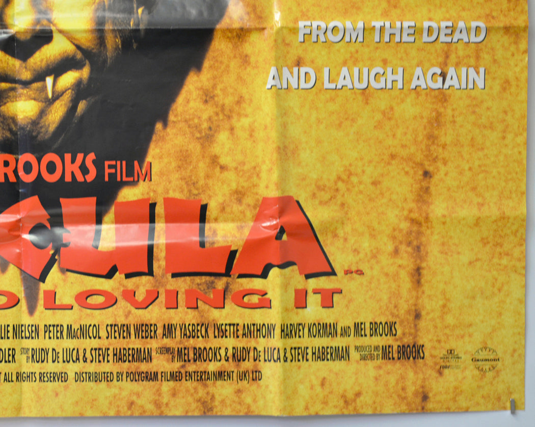 DRACULA DEAD AND LOVING IT (Bottom Right) Cinema Quad Movie Poster 