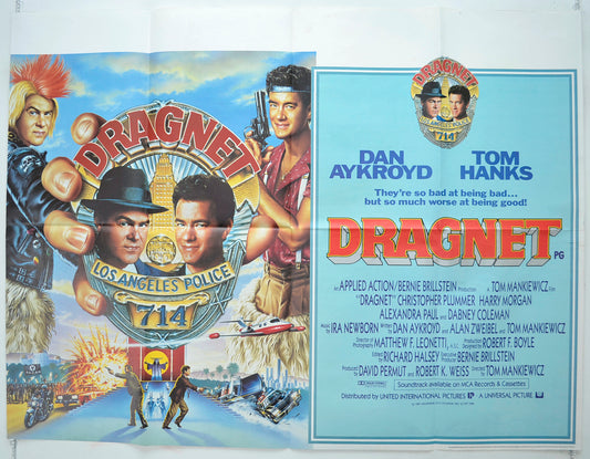 Dragnet Original Quad Poster - Film Poster - Movie Poster  