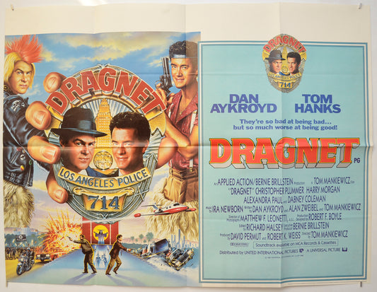 Dragnet  Original Quad Poster - Film Poster - Movie Poster