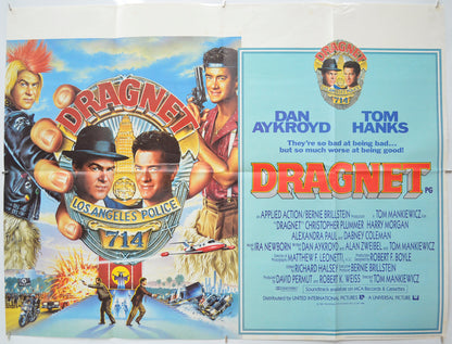 Dragnet - Original Quad Poster - Film Poster - Movie Poster