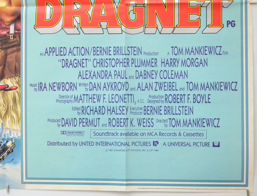 DRAGNET (Bottom Right) Cinema Quad Movie Poster 