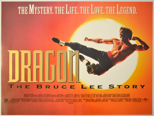 Dragon : The Bruce Lee Story Original Mini Quad Poster - Film Poster - Movie Poster