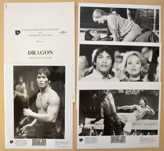 Dragon : The Bruce Lee Story Original Cinema Exhibitors Press Kit 