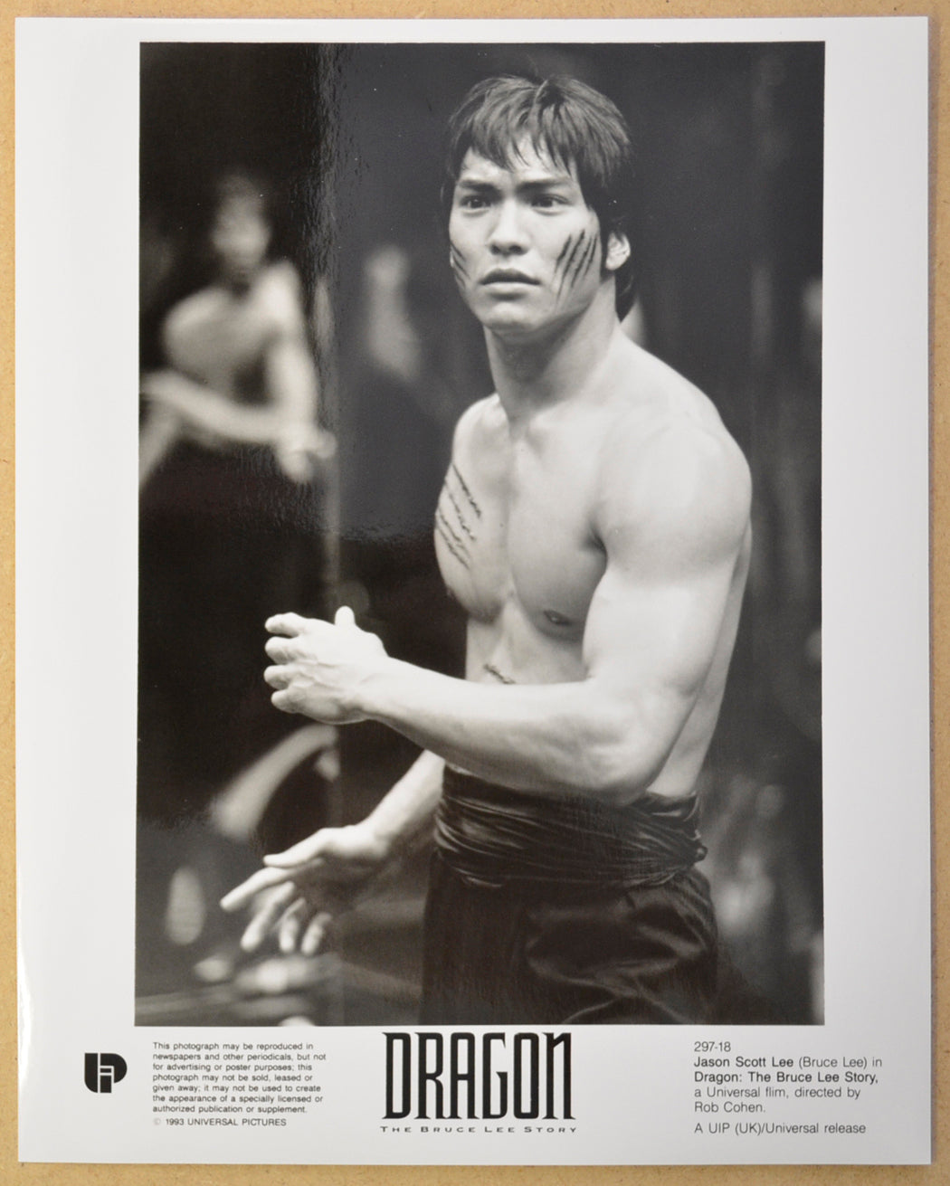 DRAGON : THE BRUCE LEE STORY Original Cinema Press Kit – Press Still 01 