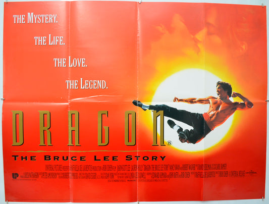 Dragon : The Bruce Lee Story Original Quad Poster - Film Poster - Movie Poster