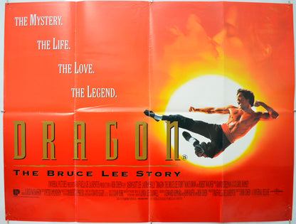 Dragon : The Bruce Lee Story Original Quad Poster - Film Poster - Movie Poster