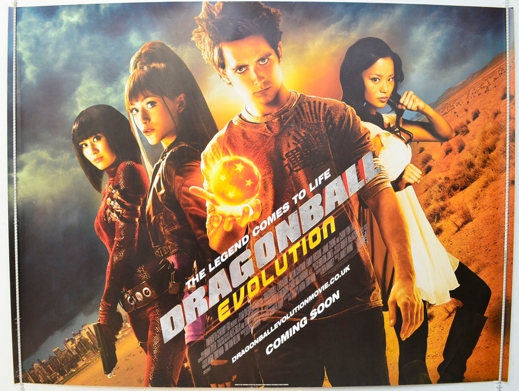 Dragonball Evolution   (Teaser / Advance Version) Original British Quad Poster - Film Poster - Movie Poster