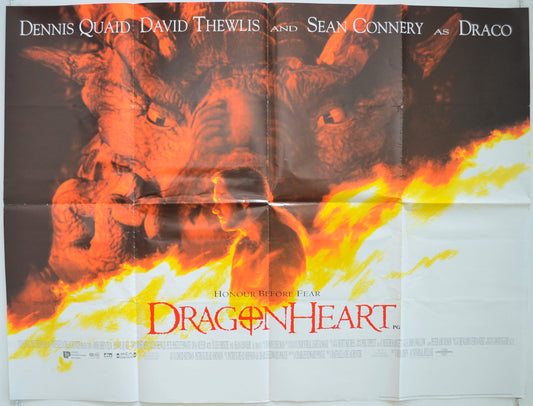 Dragonheart Original Quad Poster - Film Poster - Movie Poster  