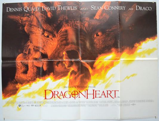 Dragonheart Original Quad Poster - Film Poster - Movie Poster